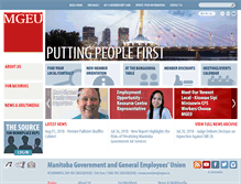 Tablet Screenshot of mgeu.ca